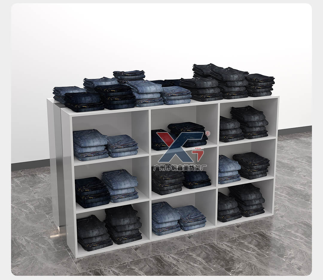 Trendy brand clothing store shelves (14)