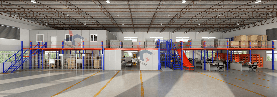 H-steel structure mezzanine racks