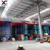 Multi Tier Racking Supported Mezzanine For Warehouse Storage