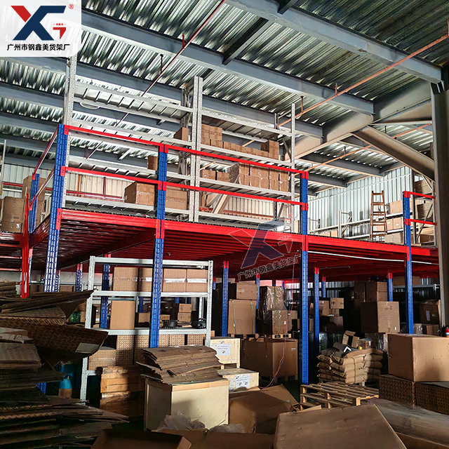 Custom Industrial Mezzanine Floor Racks for Warehouse Storage