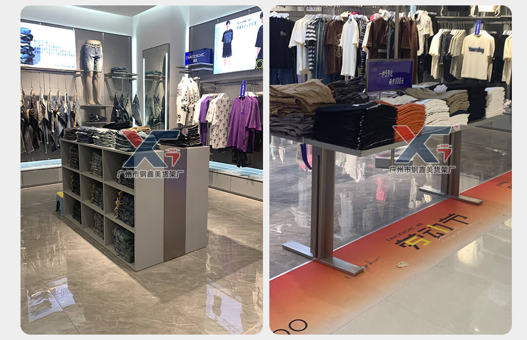 Trendy brand clothing store shelves (27)