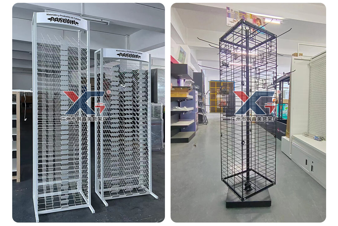 wire display racks (14)