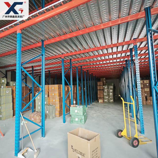 Custom Multi-Tier Mezzanine Racking System for Small Appliance Warehouse Storage | GXM SHELVING AND RACKING 