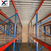 Integrated Heavy-Duty Pallet Racking & Steel Mezzanine Platform | Custom Warehouse Storage Solution | GXM SHELVING AND RACKING 