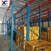 Heavy-Duty 500kg/sqm Modular Mezzanine Floor Project with Stairs and Slides Delivered in Dubai | GXM SHELVING AND RACKING 