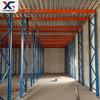Custom Two-Tier Warehouse Mezzanine Racking Solution with Staircase & Guardrails | GXM SHELVING AND RACKING 