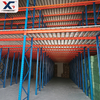 Custom Multi-Tier Mezzanine Racking System for Small Appliance Warehouse Storage | GXM SHELVING AND RACKING 
